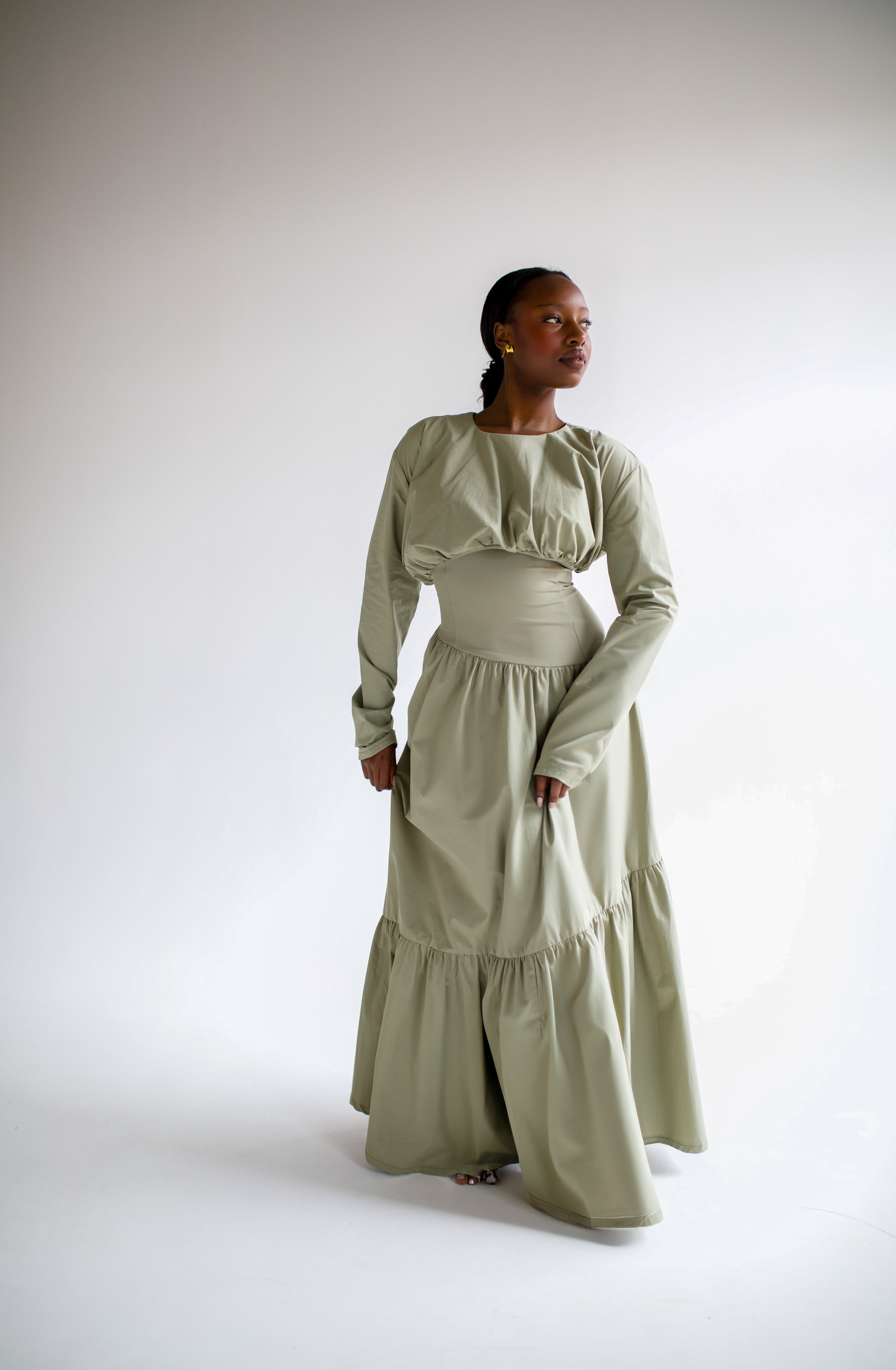Liyana Dress - Sage