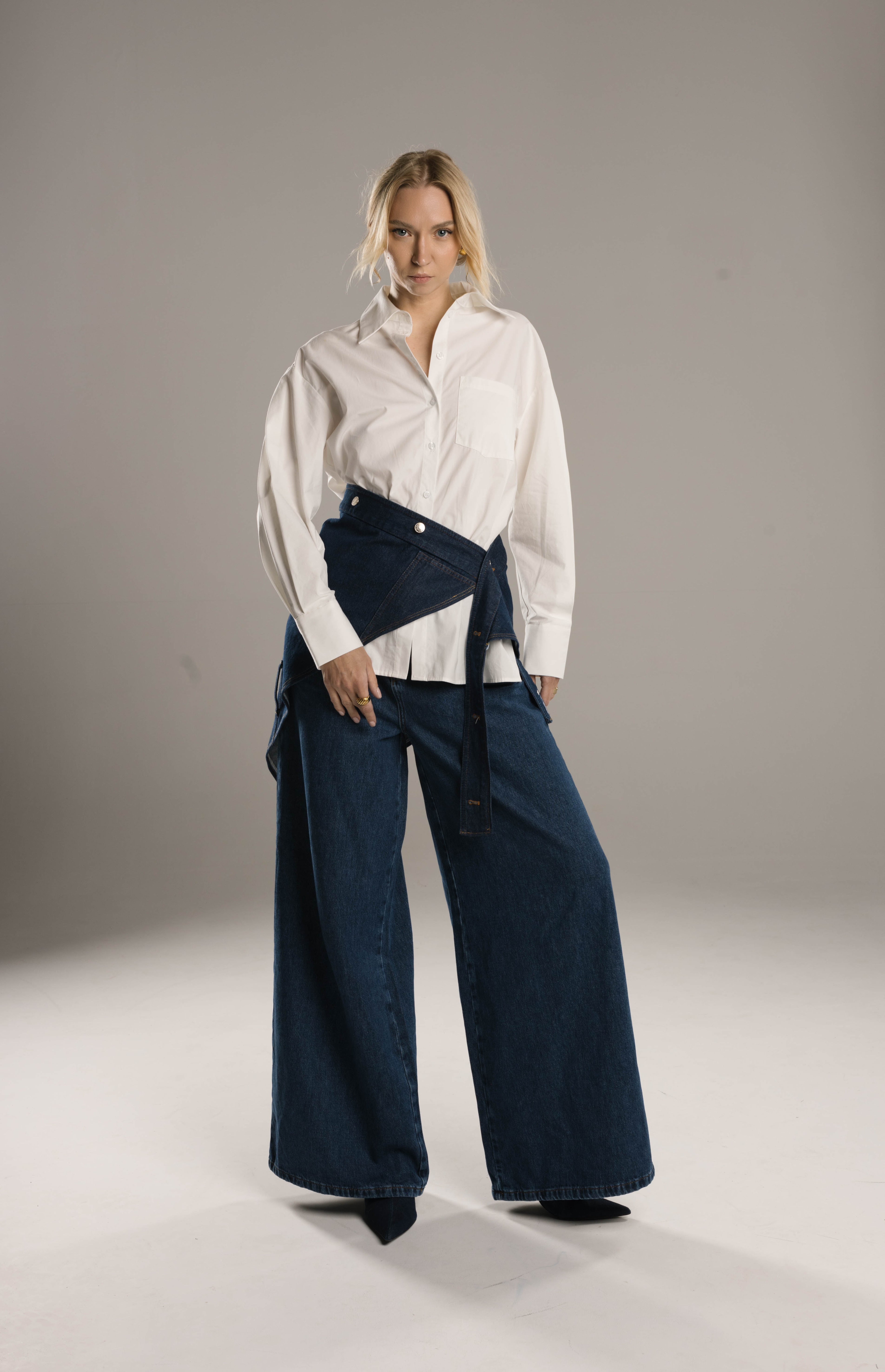 Denim Scarf-Belt (pre-order)