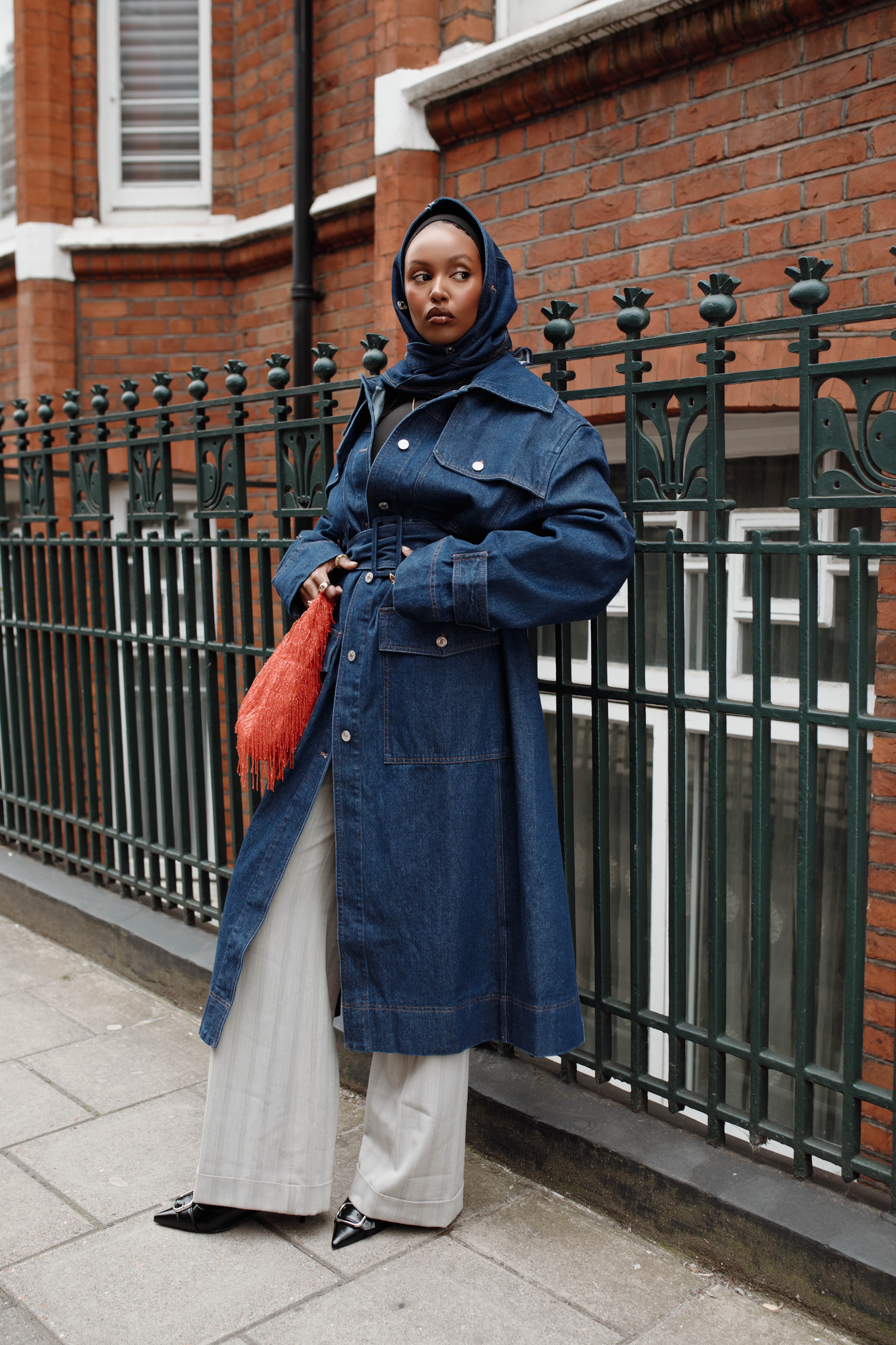 Denim Scarf-Belt (pre-order)