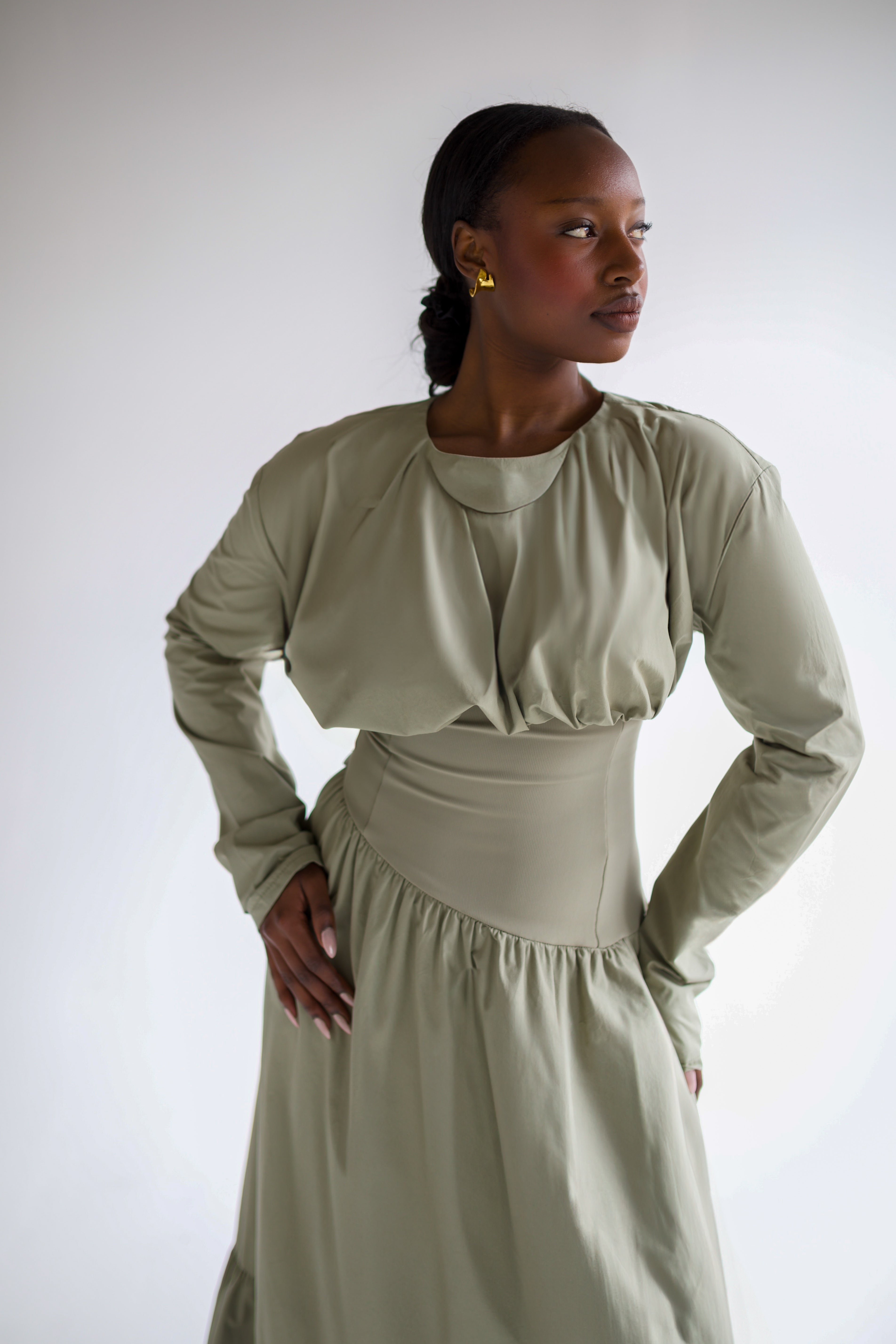 Liyana Dress - Sage