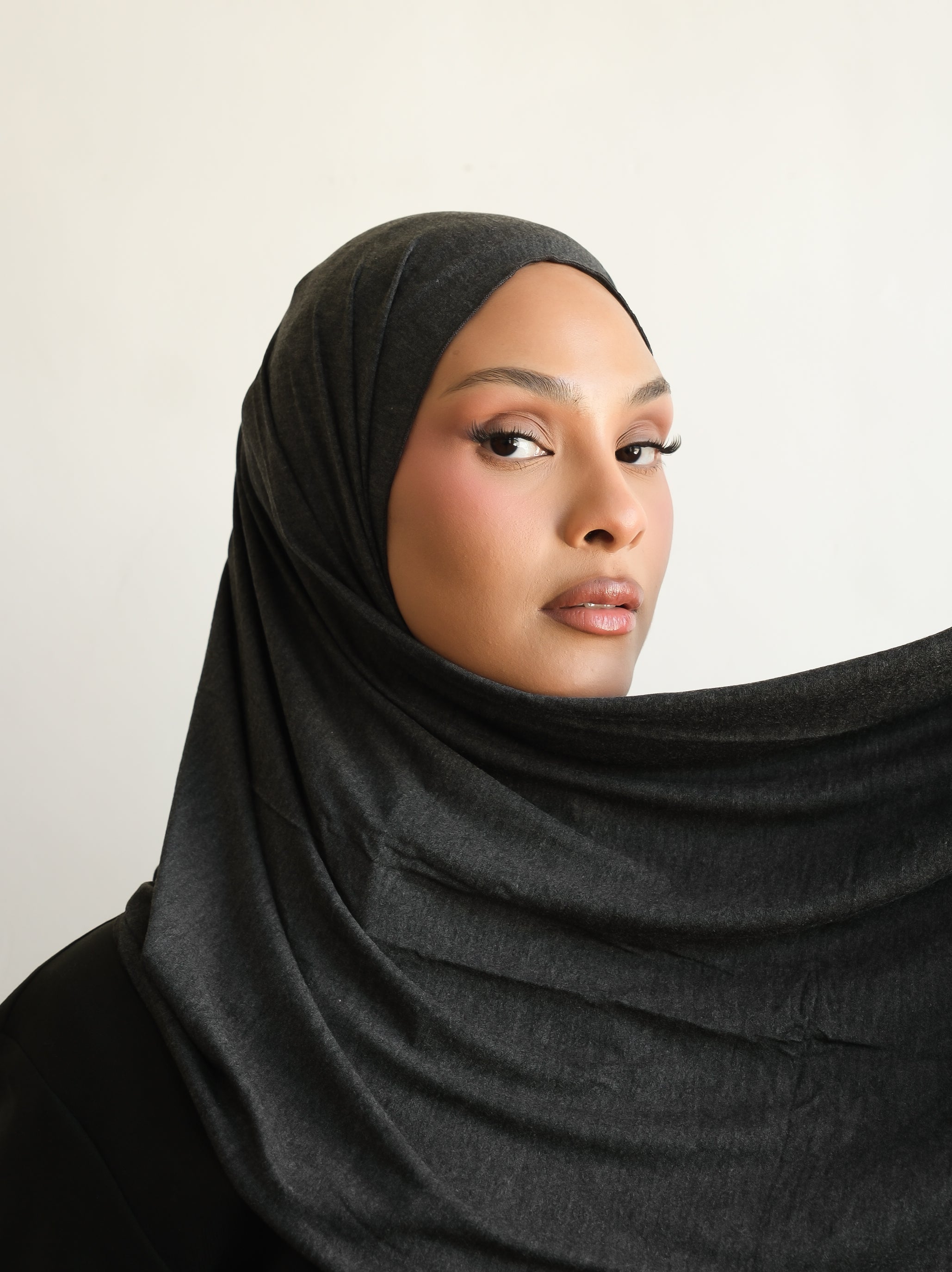 *New* DARK Ash Bamboo Jersey Hijab