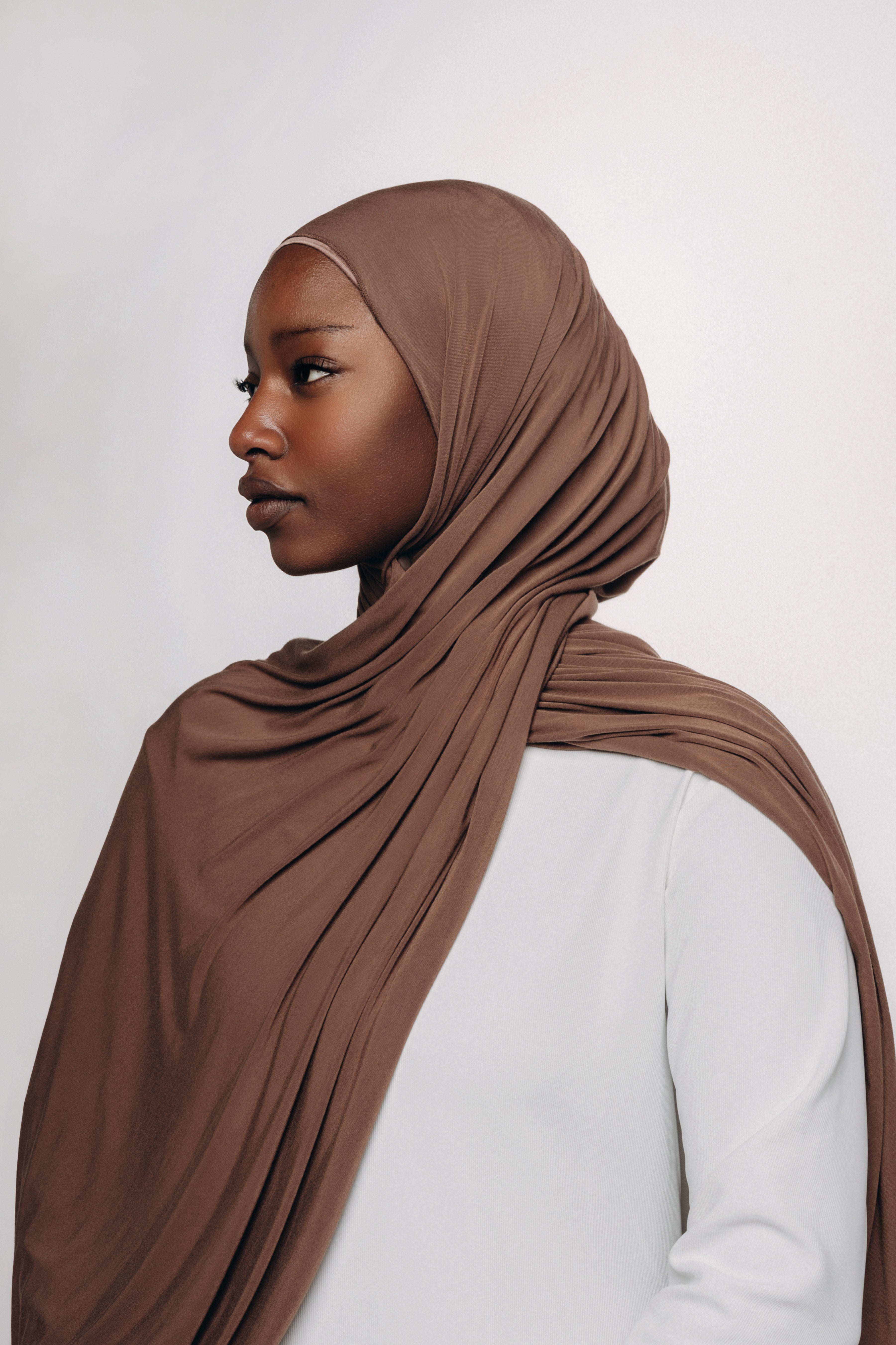 Bronze Bamboo Jersey Hijab