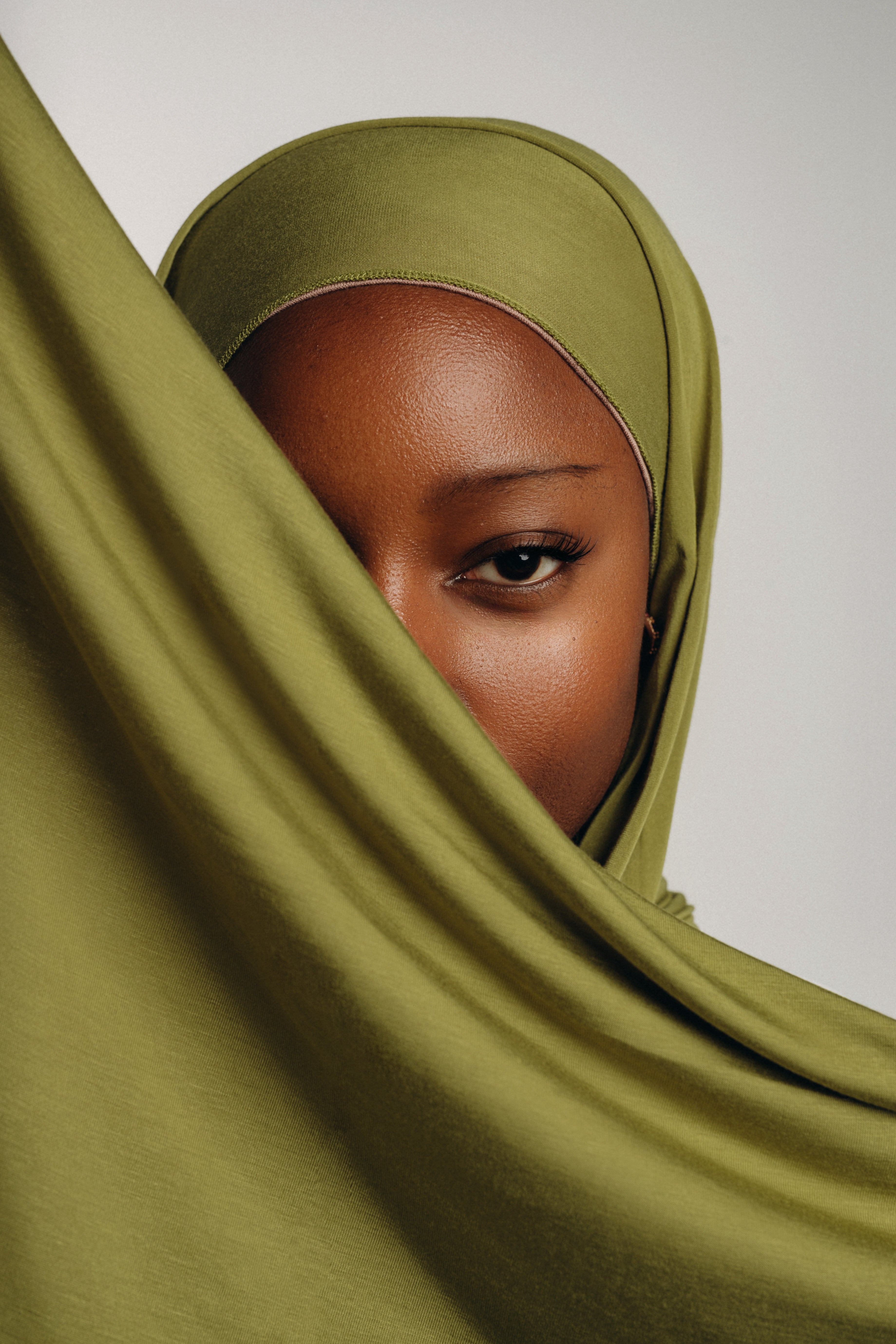 Moss Bamboo Jersey Hijab