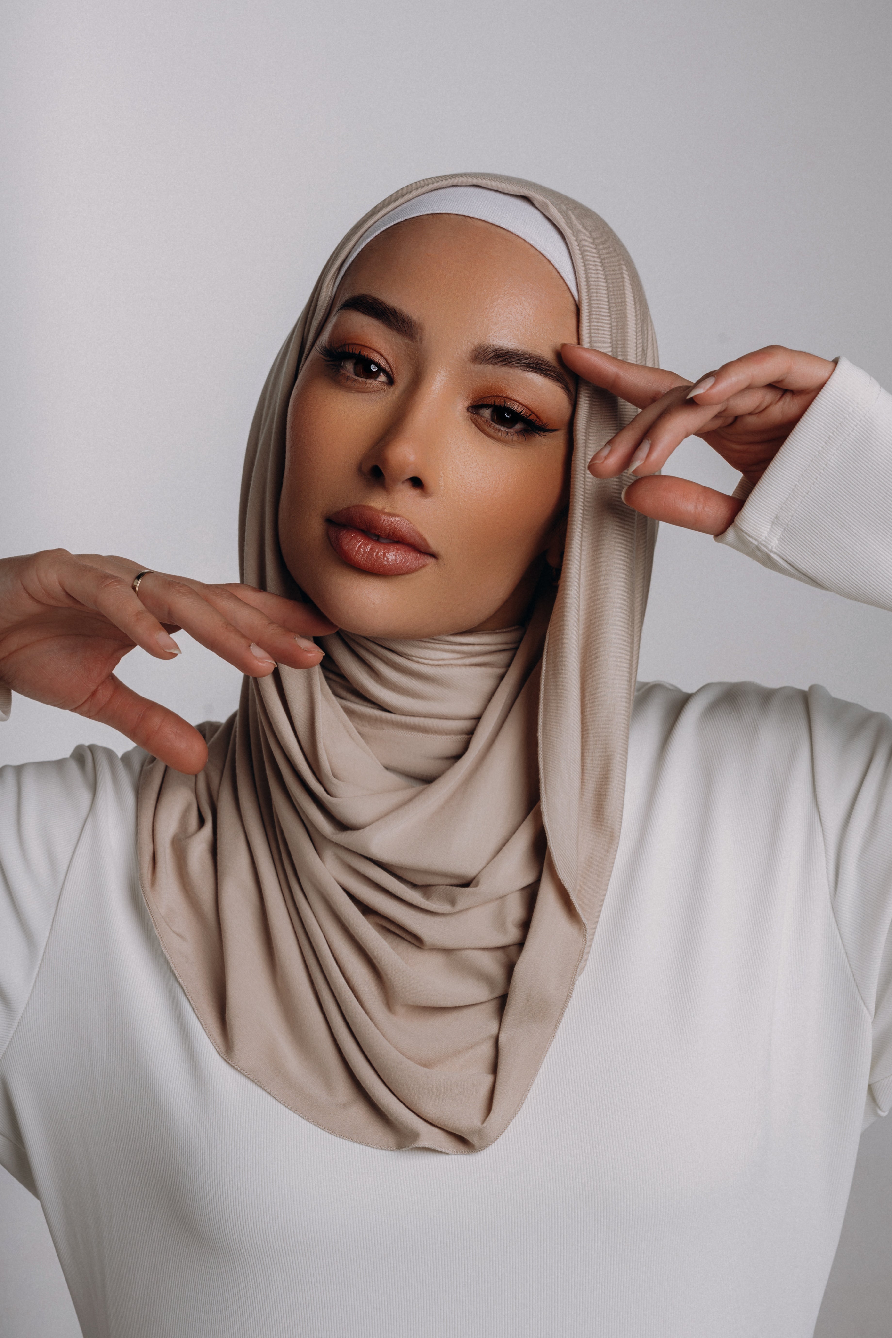 Mist Bamboo Jersey Hijab