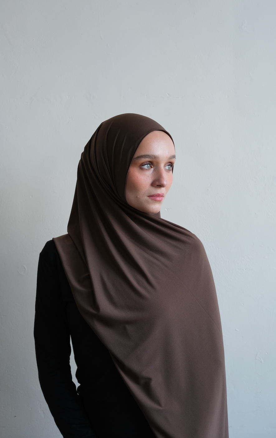 SABLE SMOOTH FLUID JERSEY HIJAB