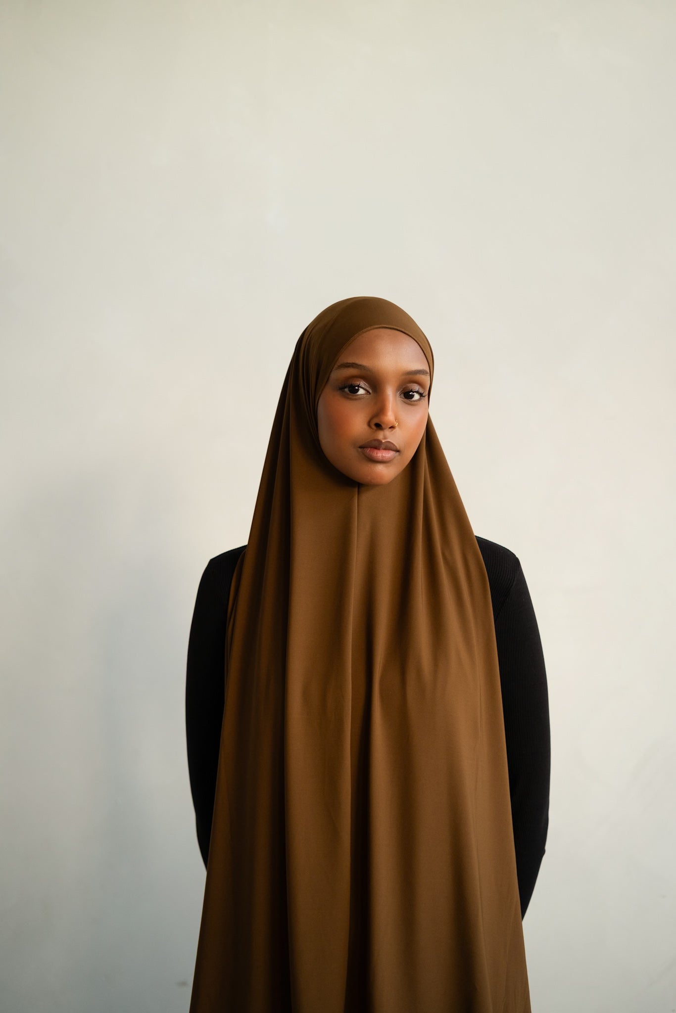 BURNT HONEY SMOOTH FLUID JERSEY HIJAB