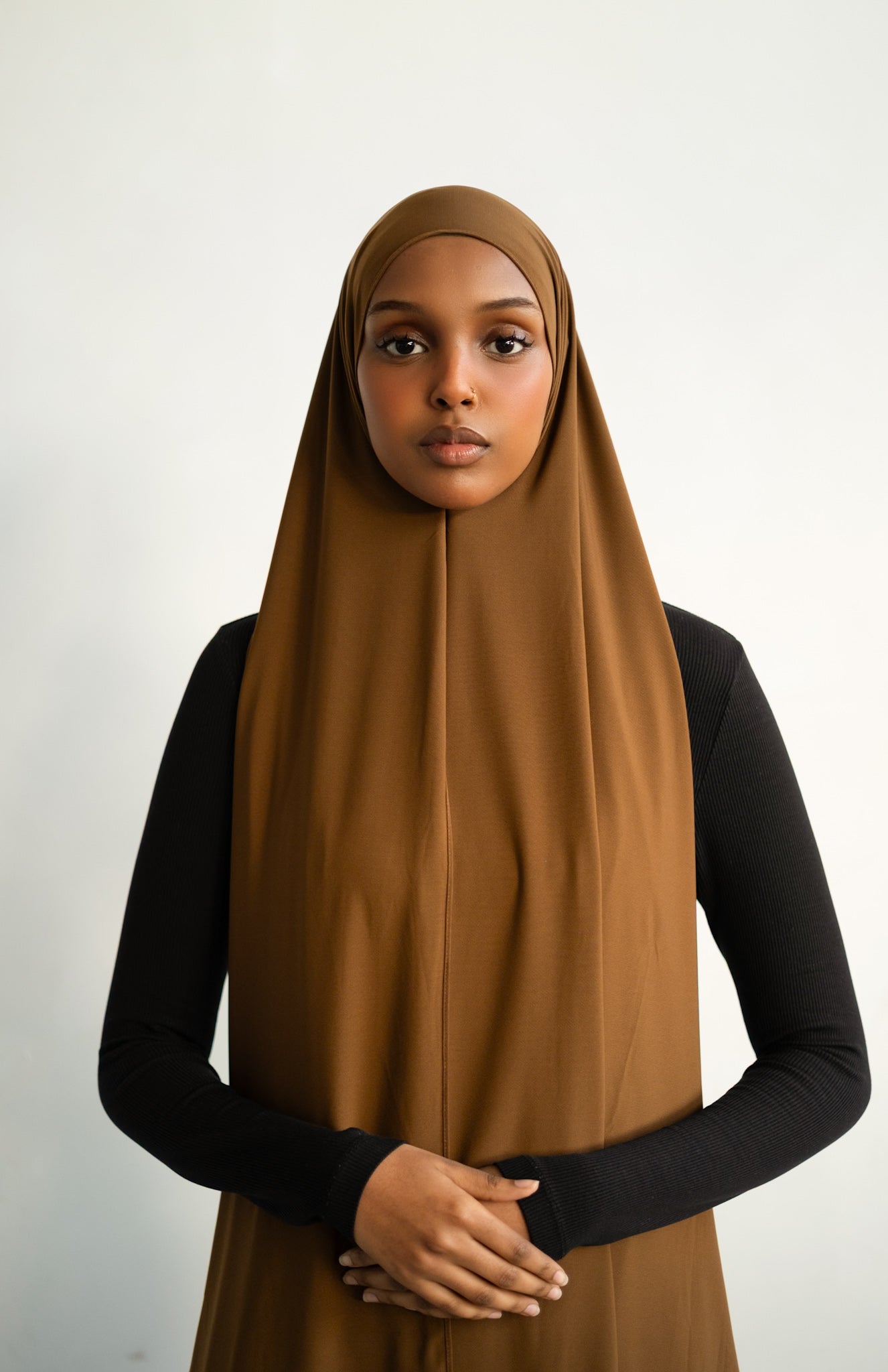 BURNT HONEY SMOOTH FLUID JERSEY HIJAB