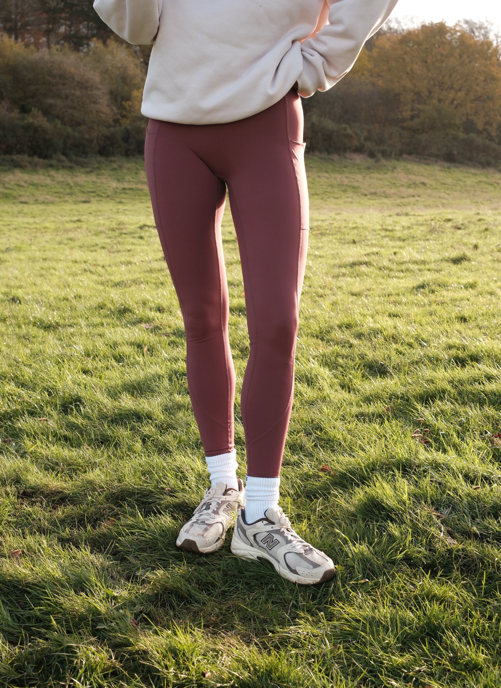 BRUSHED BERRY PREMIUM SCULPT ACTIVE LEGGINGS