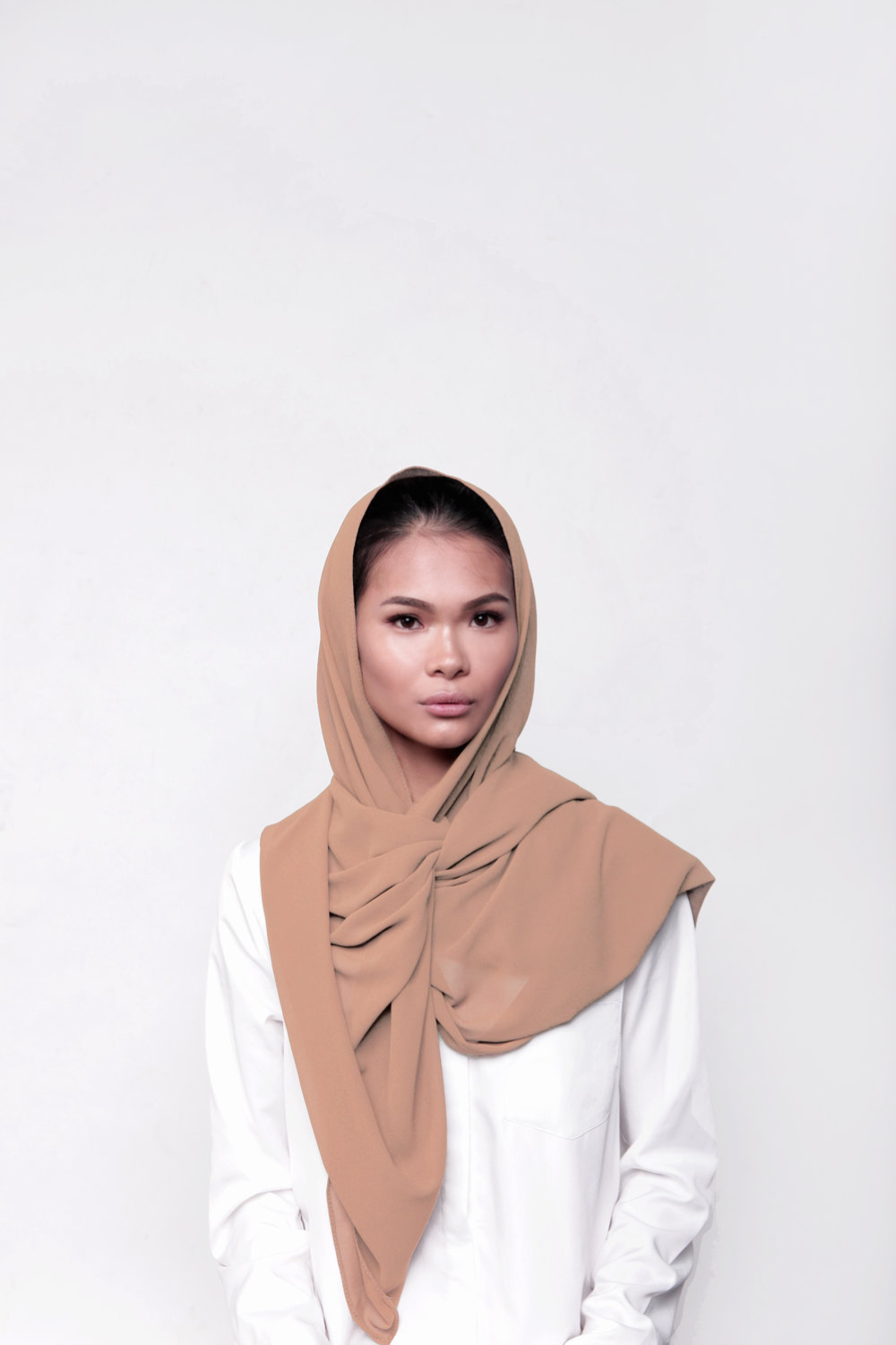 Alhambra Camel Chiffon Hijab