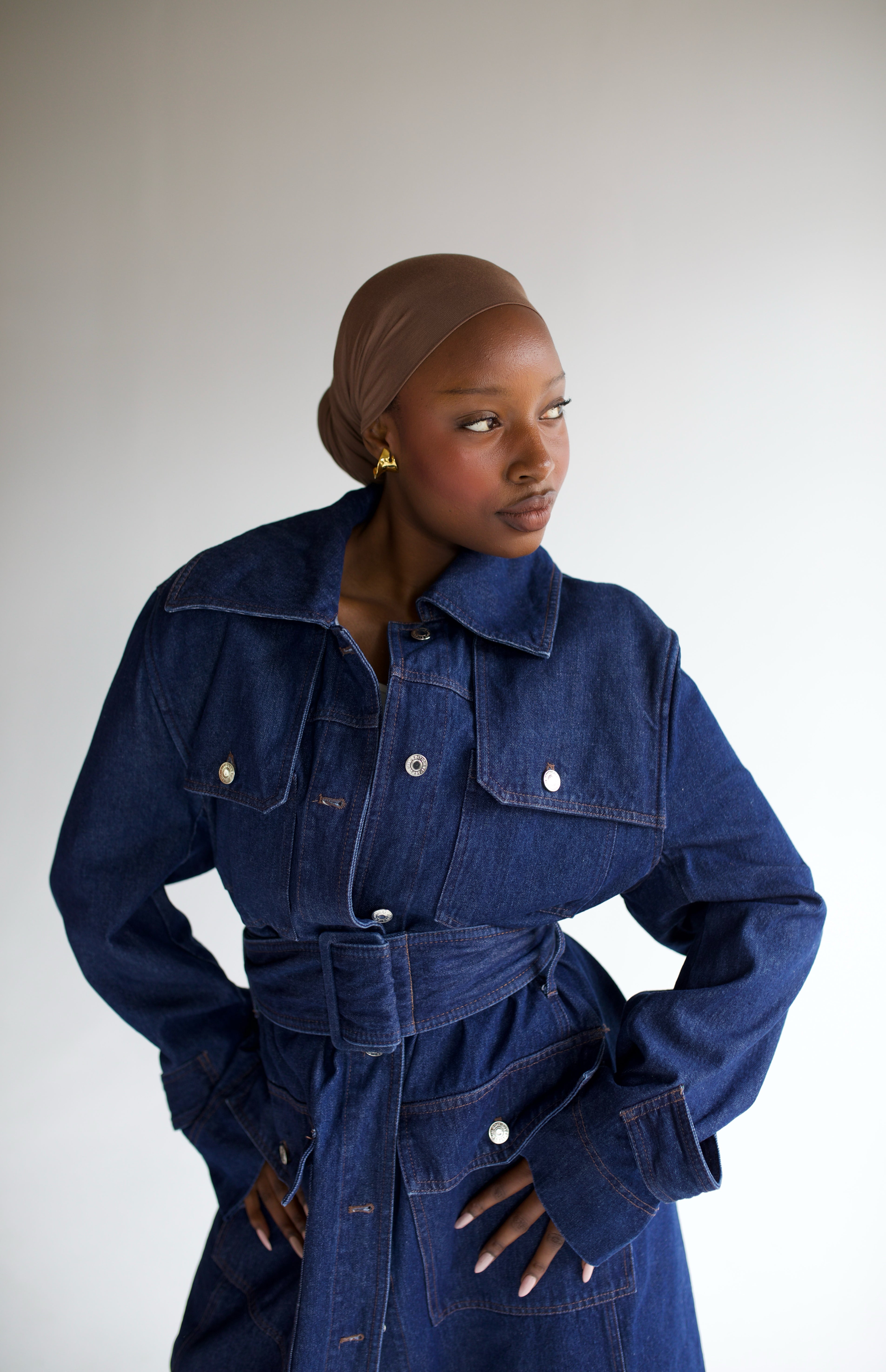 Denim Trench Coat