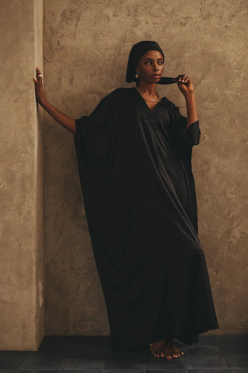 Black Seed Kaftan Set