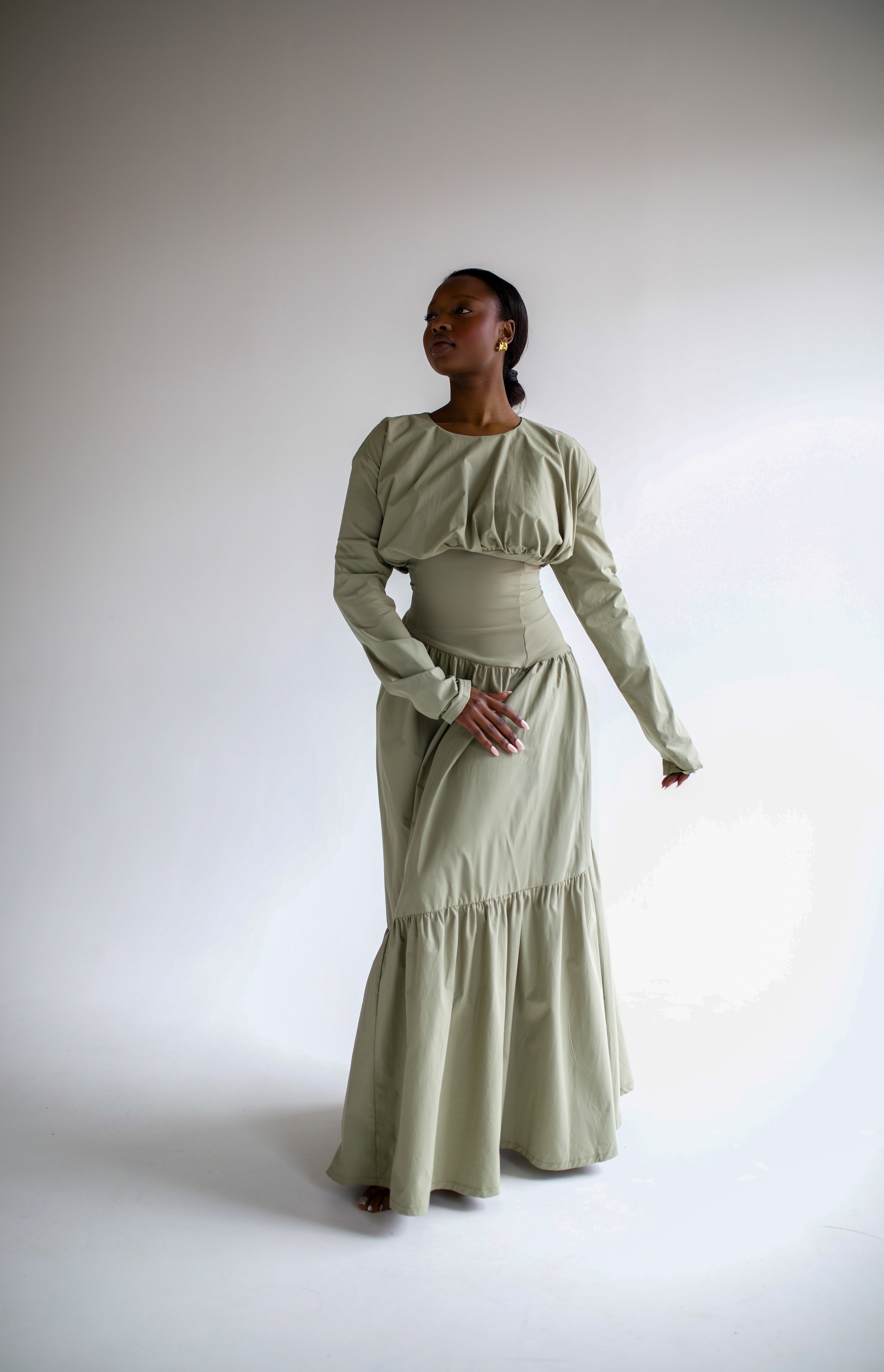 Liyana Dress - Sage