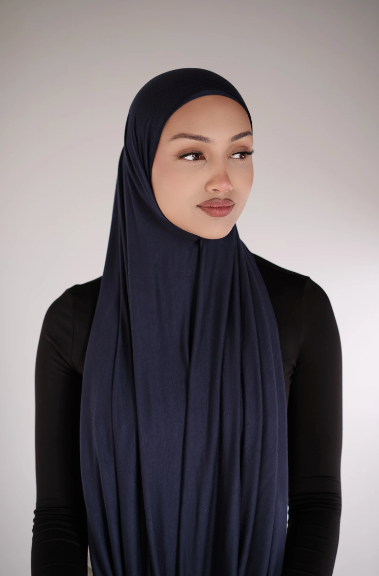 *NEW* Amara Navy Lite Premium Hijab