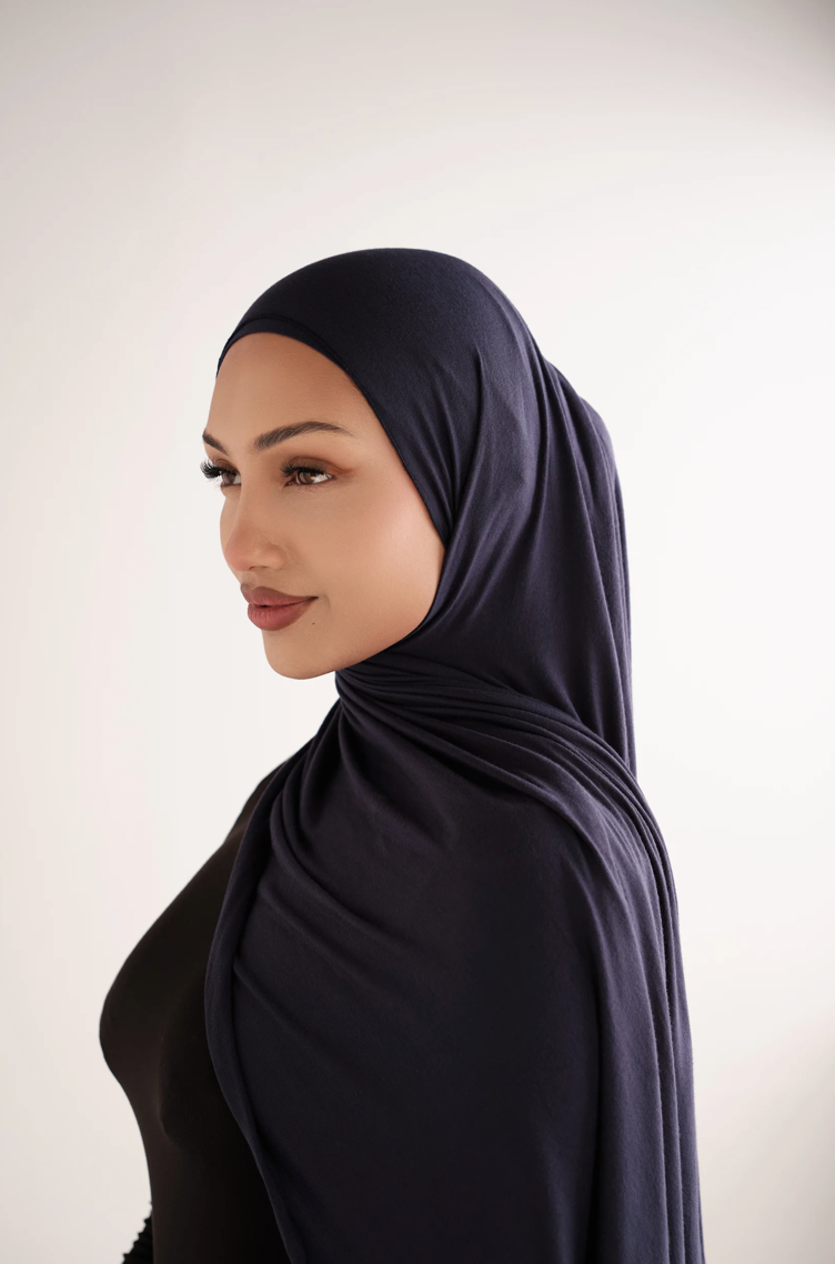 *NEW* Amara Navy Lite Premium Hijab