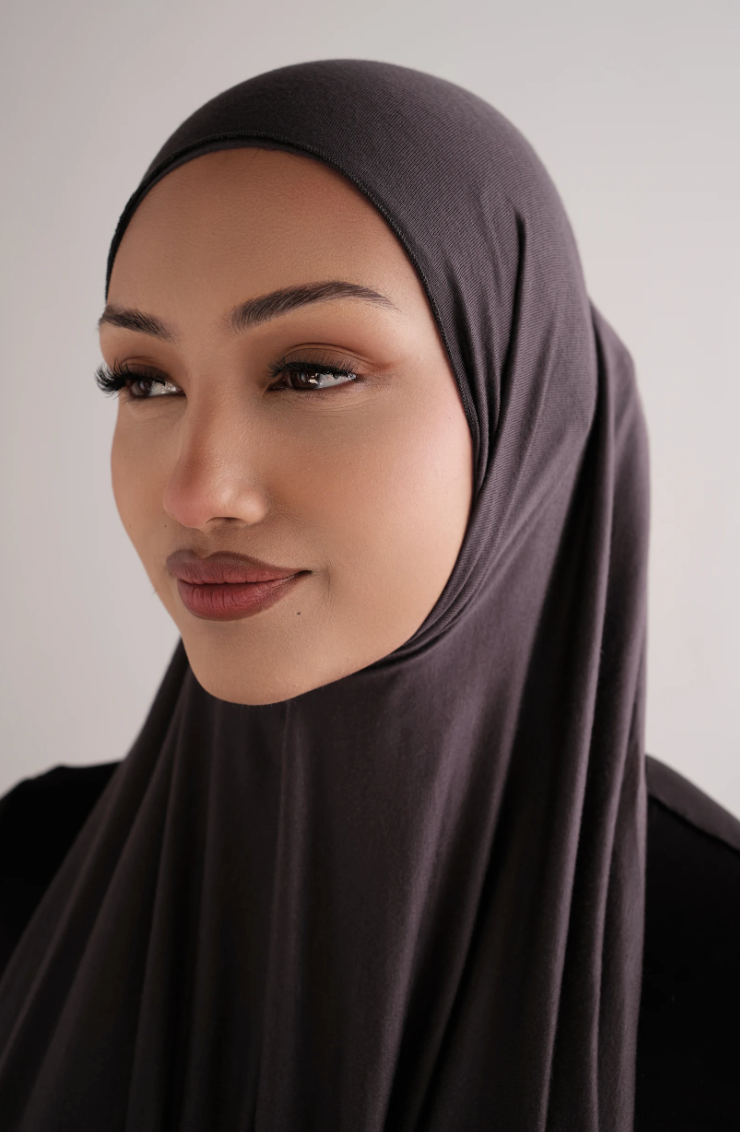 *NEW* Charcoal Lite Premium Jersey Hijab