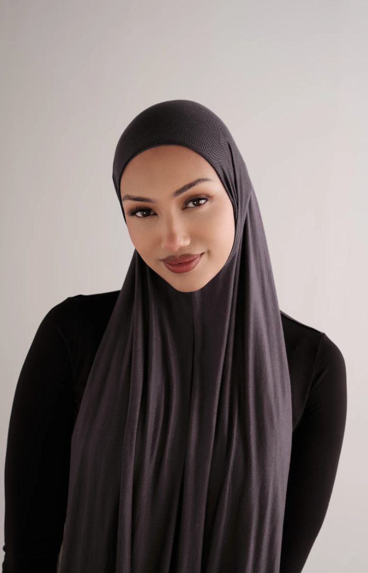 *NEW* Charcoal Lite Premium Jersey Hijab