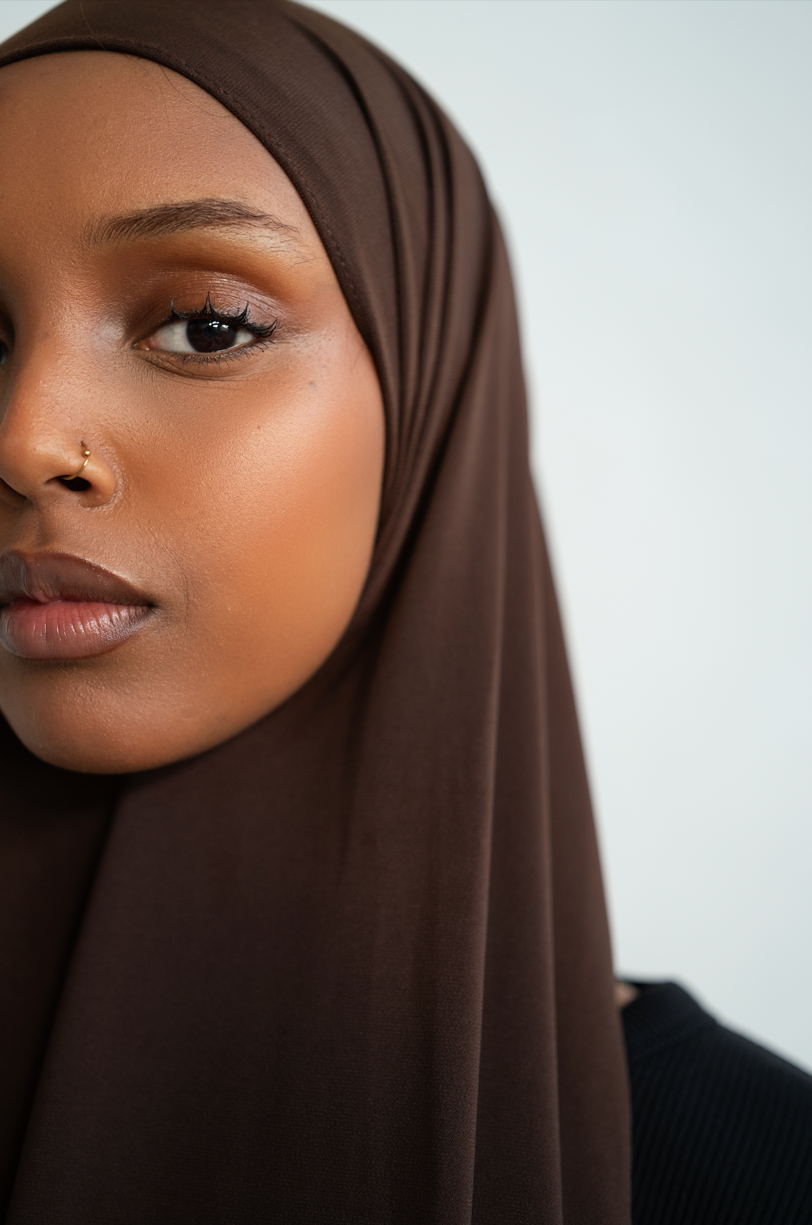 MOLTEN TRUFFLE SMOOTH FLUID JERSEY HIJAB