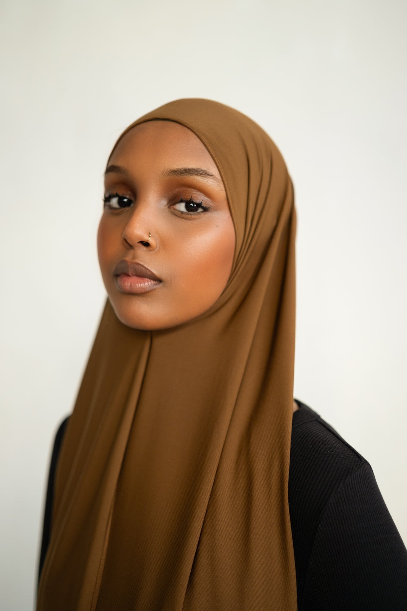 BURNT HONEY SMOOTH FLUID JERSEY HIJAB