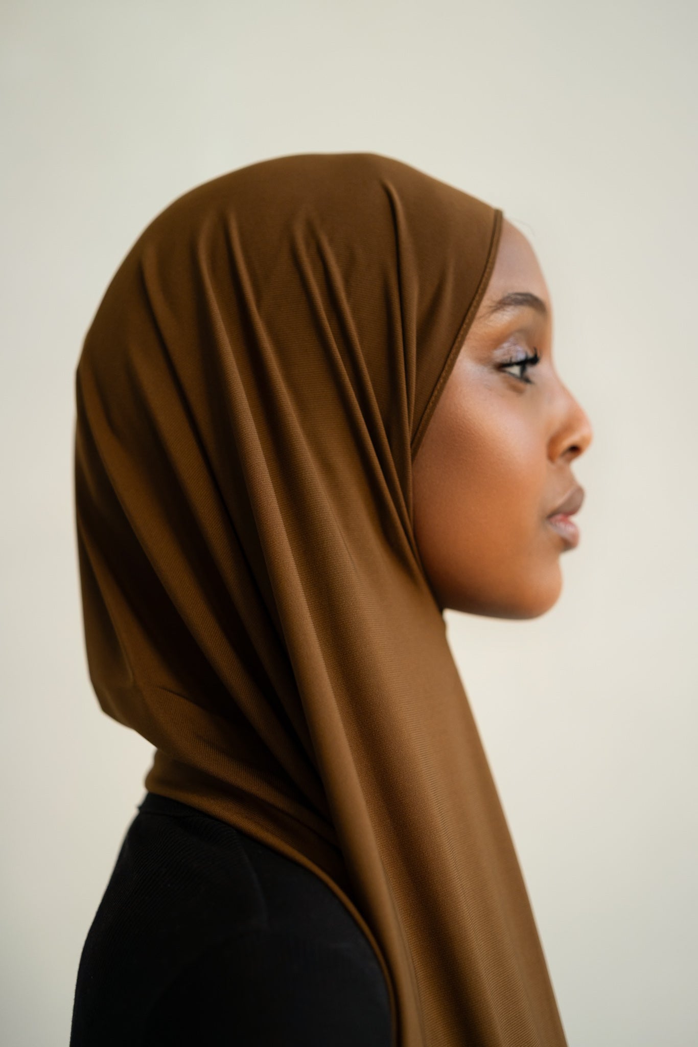 BURNT HONEY SMOOTH FLUID JERSEY HIJAB