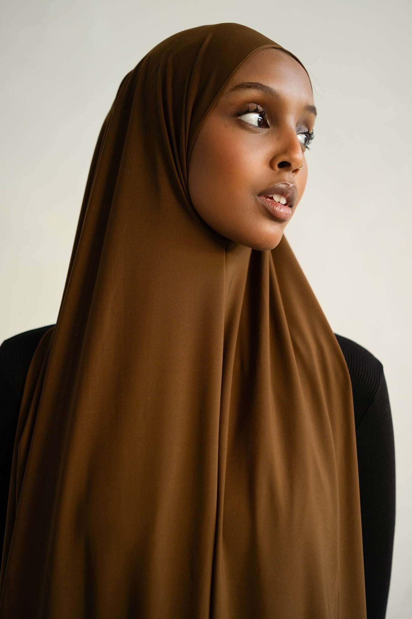 BURNT HONEY SMOOTH FLUID JERSEY HIJAB